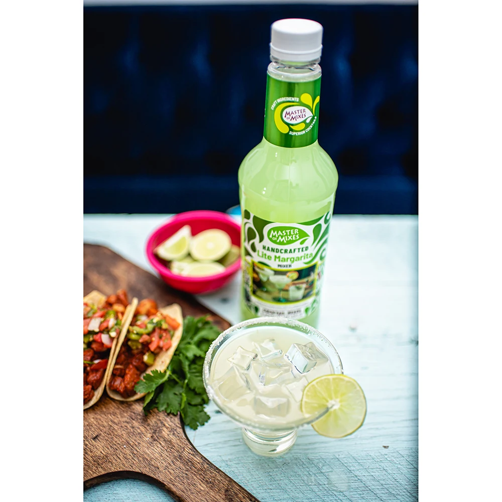 
Master of Mixes Margarita Lite - 1 Liter Ready-To-Use Non-Alcoholic Cocktail Mix 