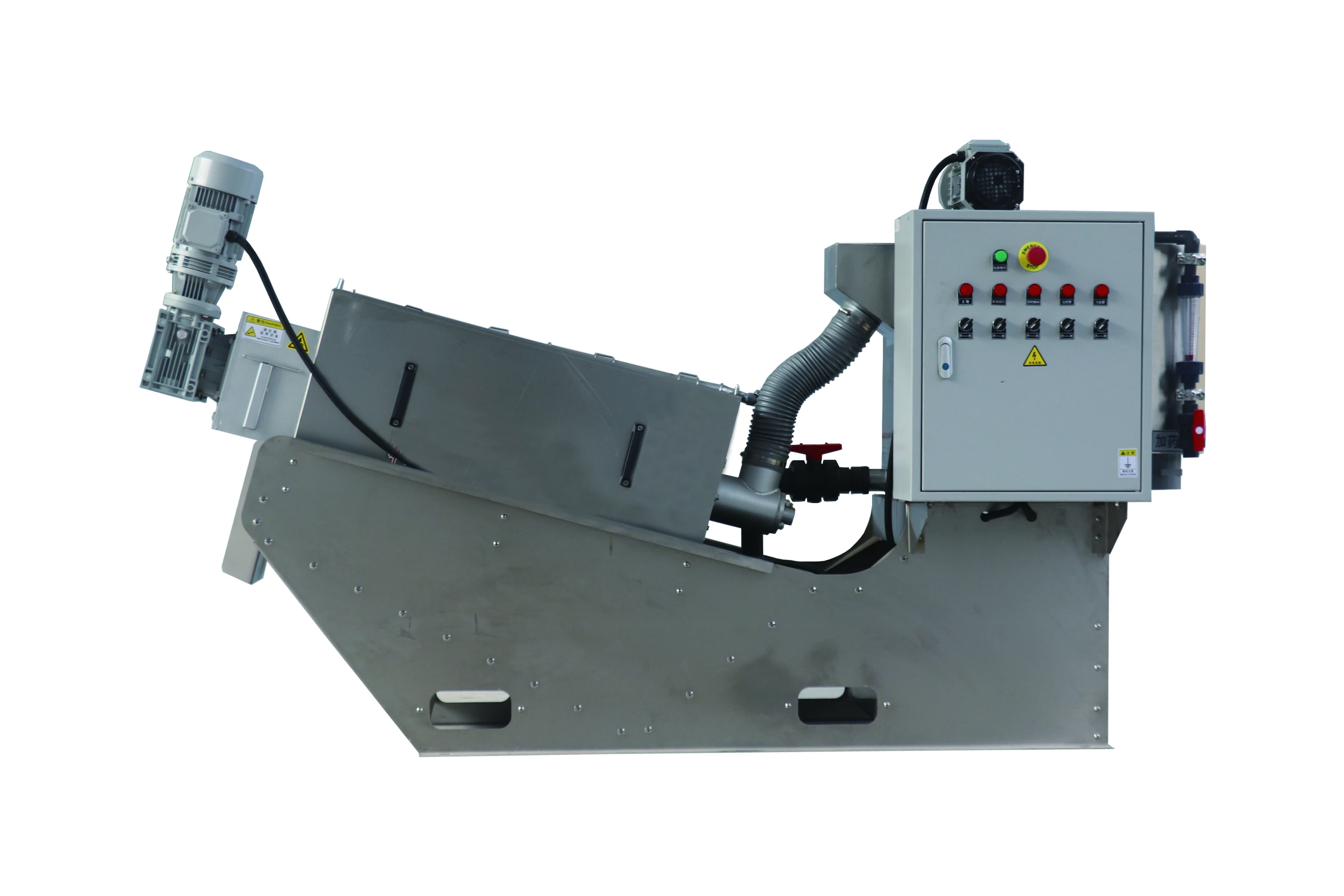 2021 New Multi-disks Screw Press Sludge Dewatering Equipment For Farm