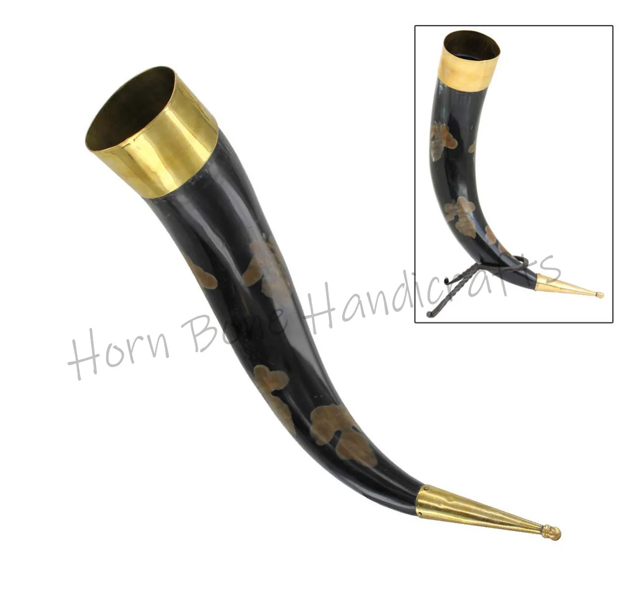 Buffalo Ox Natural Drinking Brass Fitted Buffalo Horn Medieval Drinking Viking Horn Medieval Cup No Leaks Norse Drinking Horn