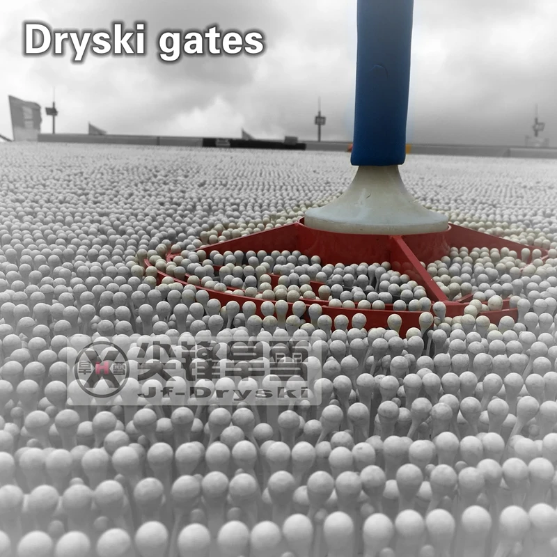 slalom flags for jfdryski mrdryski needle mushroom dry mat dry slope for dry slope artificial snow slope  with dendix snowflex