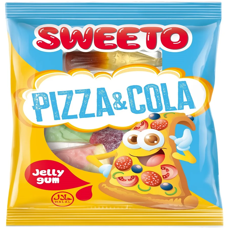 Желе-Кола для пиццы, халяльное желе для жевания, 30 г