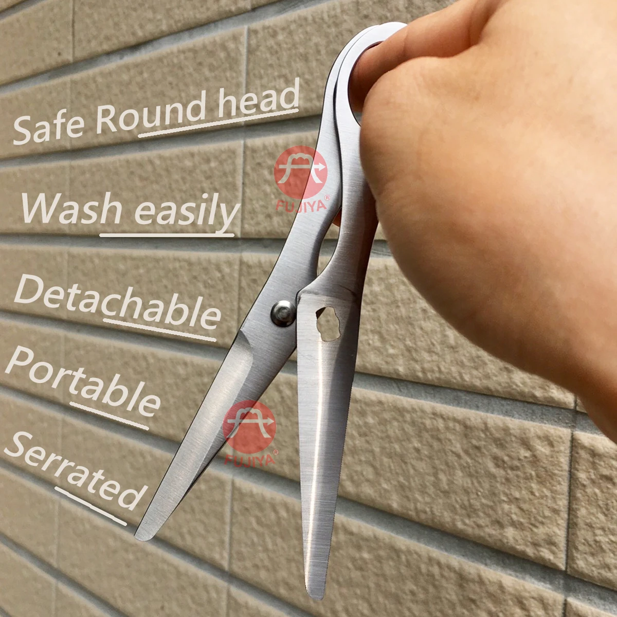 Новое поступление съемные ножницы для еды детей и старших возрастов l 420 J2 нержавеющая сталь Легко носить нарезать еду на мелкие кусочки