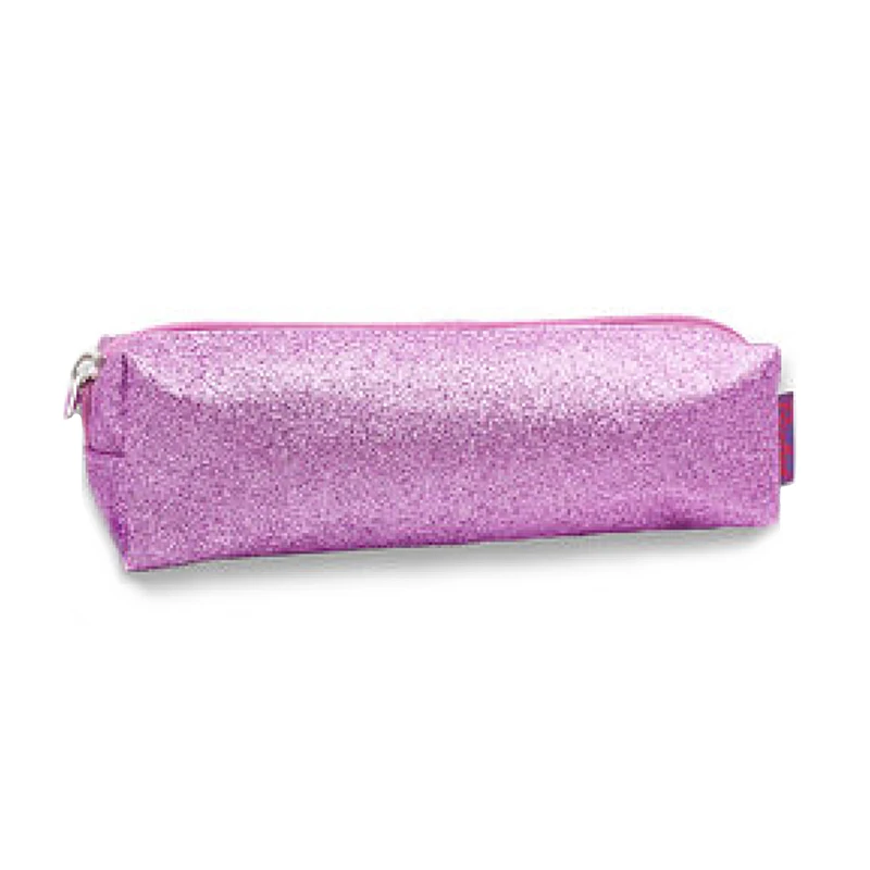 2022 NEW Stationery pen case pencil  storage bag writing box many colors FELT bags with Glitter BLUE