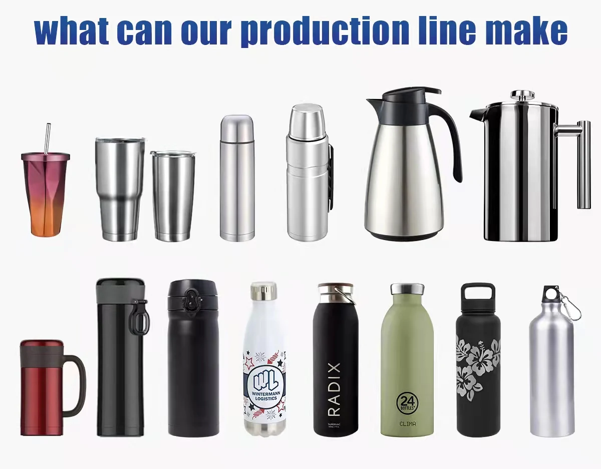 Защита от солнца слава бутылка для воды из нержавеющей стали 2 станции CNC машина нарезания резьбы вакуумный термос фляжка делая машину фляга линия