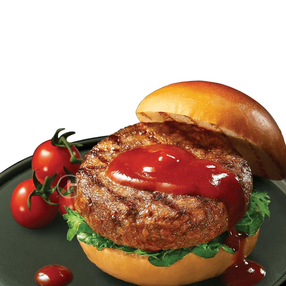 Special Beef Burger with BBQ sauce High quality (Frozen) Packed Carefully and Taste delicious