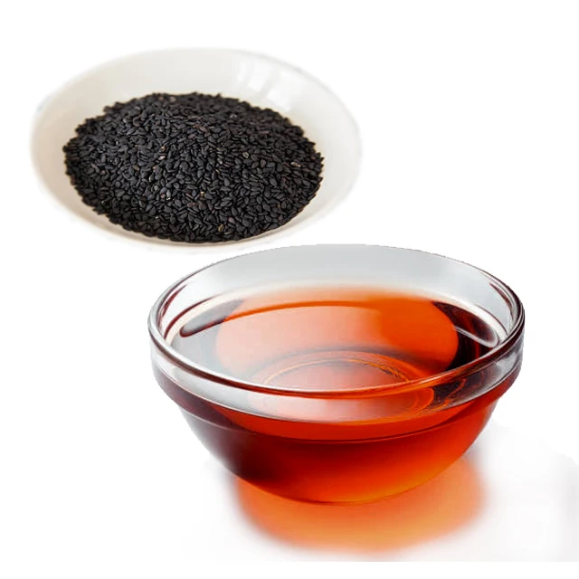 Black Sesame Organic Oil Bulk Supplier / Pure Black sesame oil made from cold pressed organic black sesame seeds