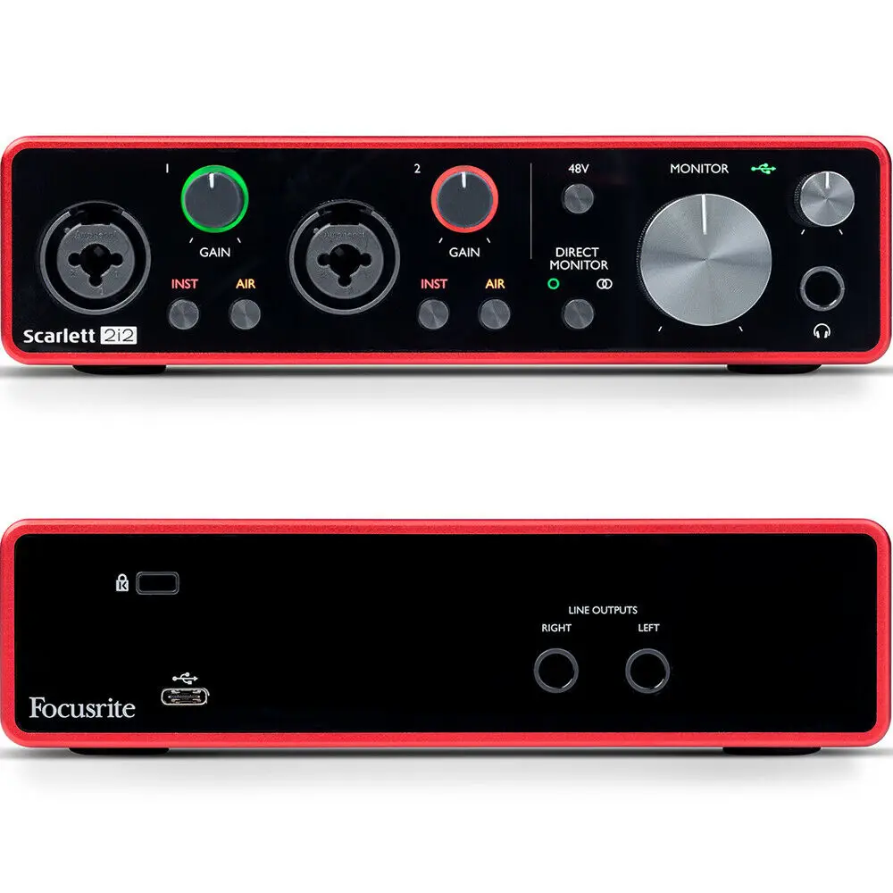  NEW Focusrite Scarlett 2i2 Studio 3rd Gen