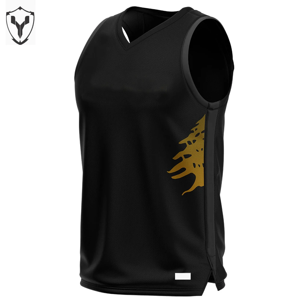 Comfortable Pakistani Made Wholesales Blank Latest Best Sublimated Reversible Custom Team Name Printed Basketball Jerseys Design