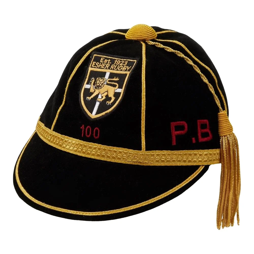 Wholesaler price Best Rugby Traditional Honours caps, Baggy Cricket Cap get own logo velvet and wool fabric