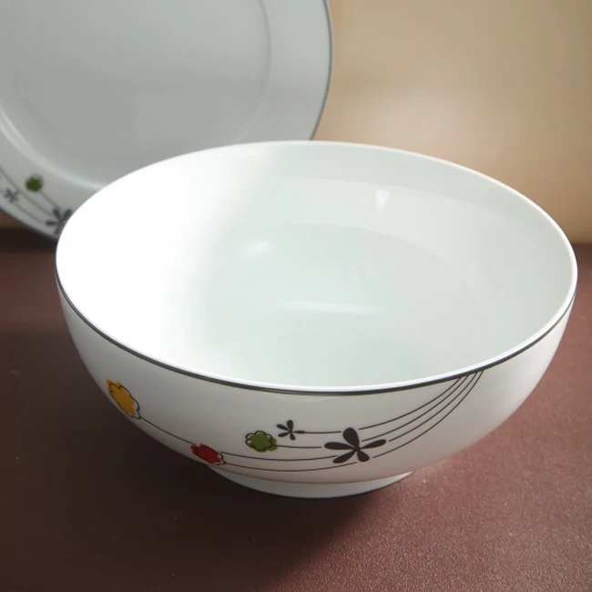 OEM 2022 Unique Flower A04 patterns Porcelain Dinner Set from Long Phuong wholesale tableware porcelain manufacturer