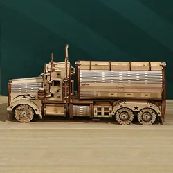 Selling Difficult DIY Truck Tanker Custom Wholesale Personalised Big Kids Wooden 3d Puzzles