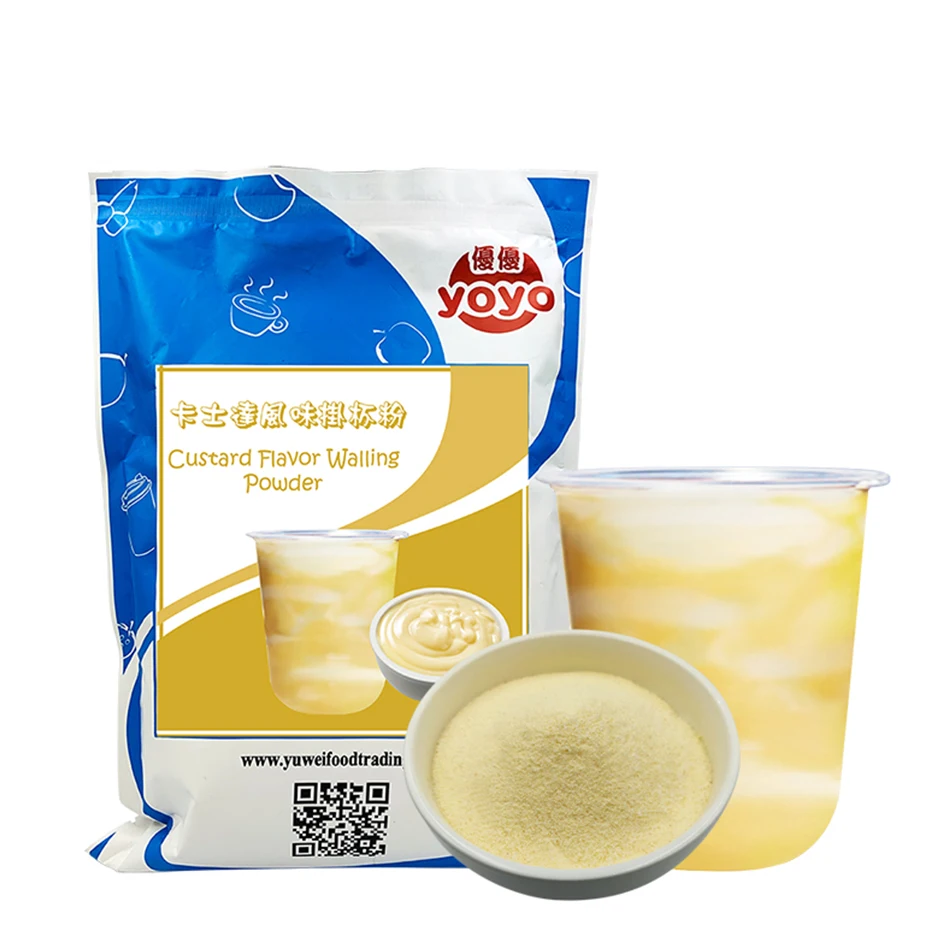Порошок для мгновенного приготовления стен со вкусом заварного крема тайваньский продукт