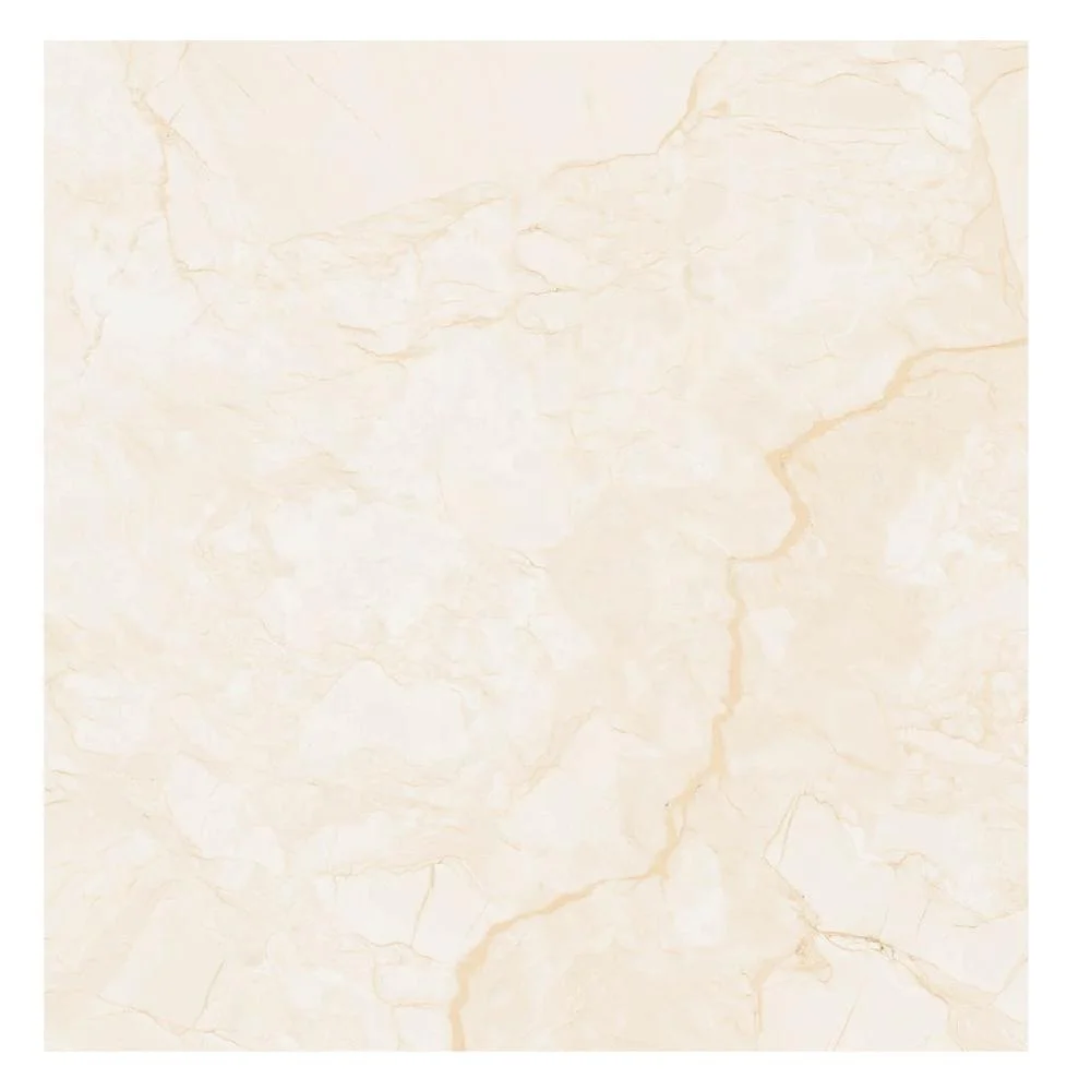 Made in INDIA 600x600 Oman Beige Floor Marble Look Porcelain Tile 600 * mm Tiles / Glossy