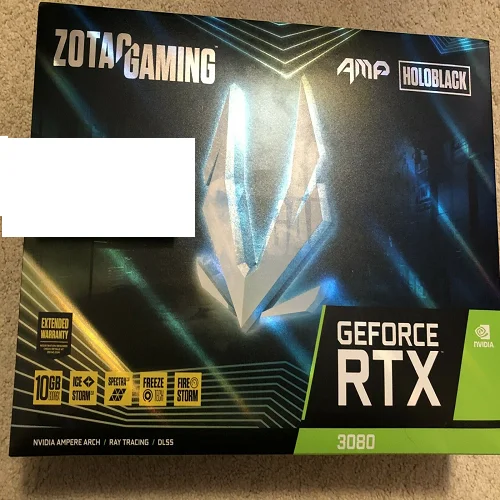 
ZOTAC GAMING GeForce RTX 3080 AMP Holo 10GB GDDR6X Graphics Card 
