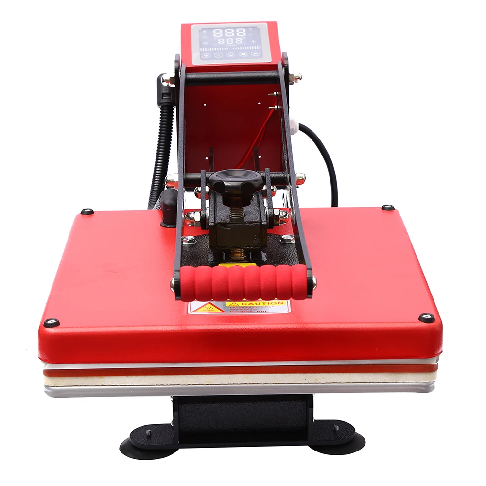 CE Proves  Heat Press Machine  Touch Screen 38*38 CM  Machine With Gas  Spring Sell Brazil Market