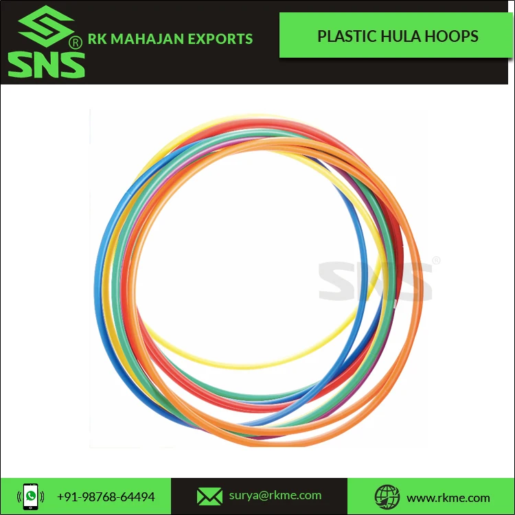 High Quality Neat & Strong Joints Plastic Hula Hoops for Recreation and Fitness Training