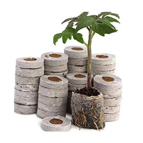 TOP QUALITY COCO PEAT PLUGS PELLETS FOR SEED GERMINATION  COIR PEAT PLUGS SUPPORTING SEEDLINGS