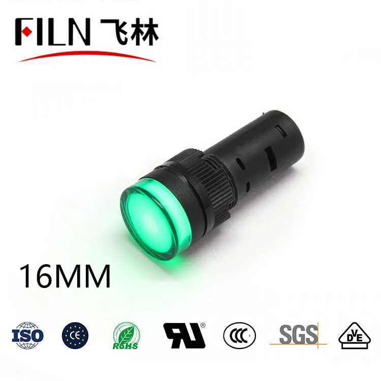 AD16 indicator lamp machine signal lamp factory manufacture red green yellow blue white led
