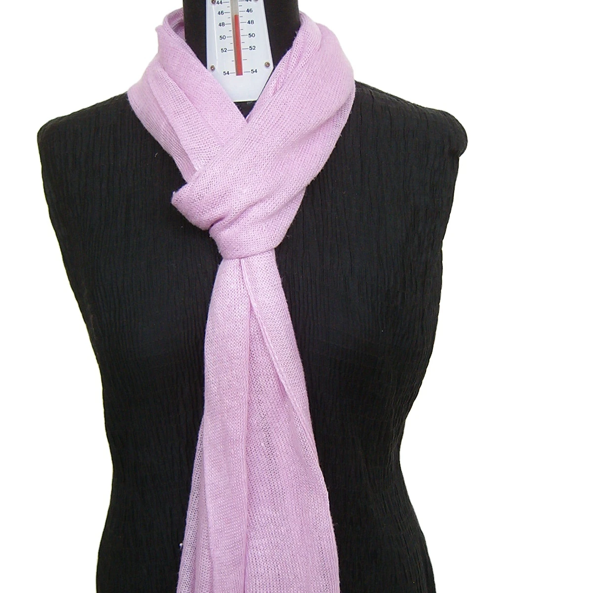 High quality made in Italy plain soft light Summer travel knitted 100% linen shawl scarves for women