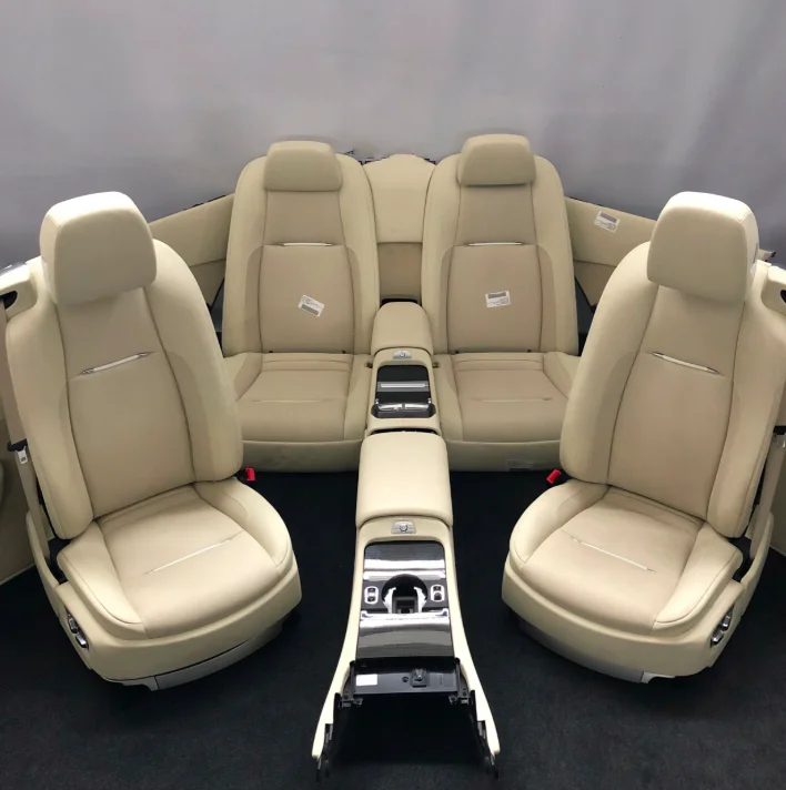 Интерьер сидений для Rolls Royce Phantom Ghost Wraith Dawn Cullinan