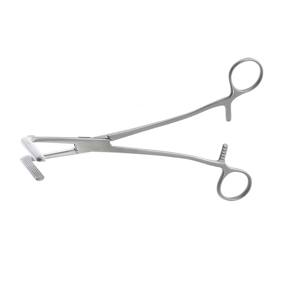 Wertheim Cullen Forceps Right Angle Jaws Longitudinal Serrations 21.6cm