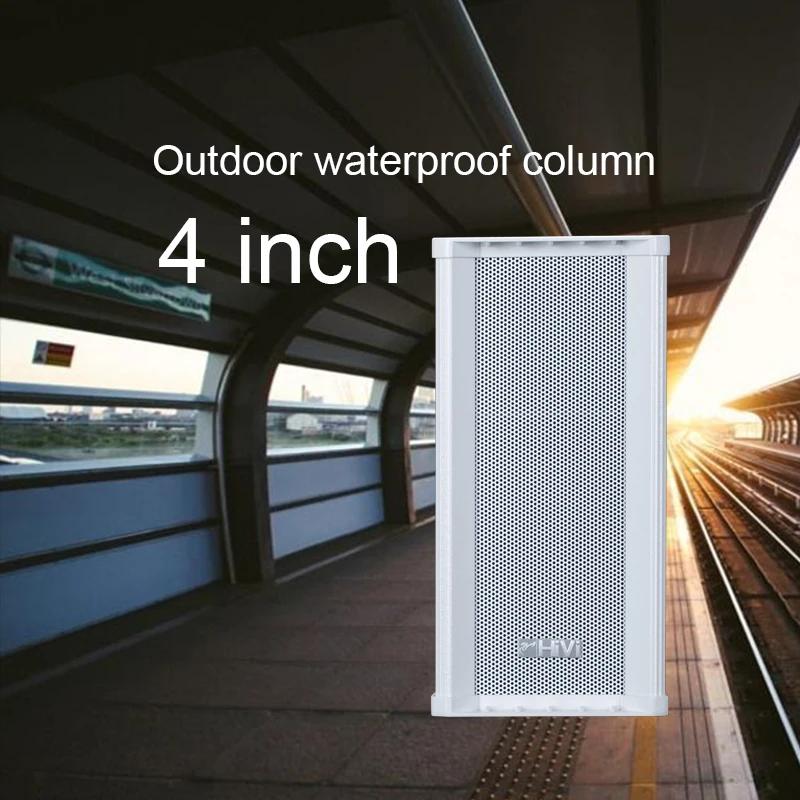 Hi-Fi  wholesale wall mount speaker C9041 4inch column speaker system loudspeaker Waterproof and heat resistant