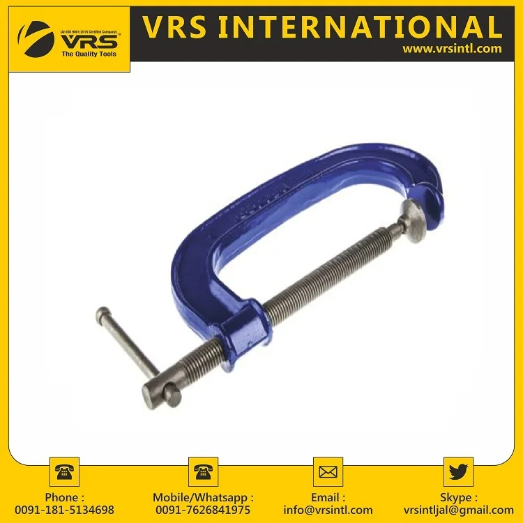Multifunctional Quick Release G-Clamp C clamp available in Various Different Sizes used to Hold a Wood or Metal Workpiece