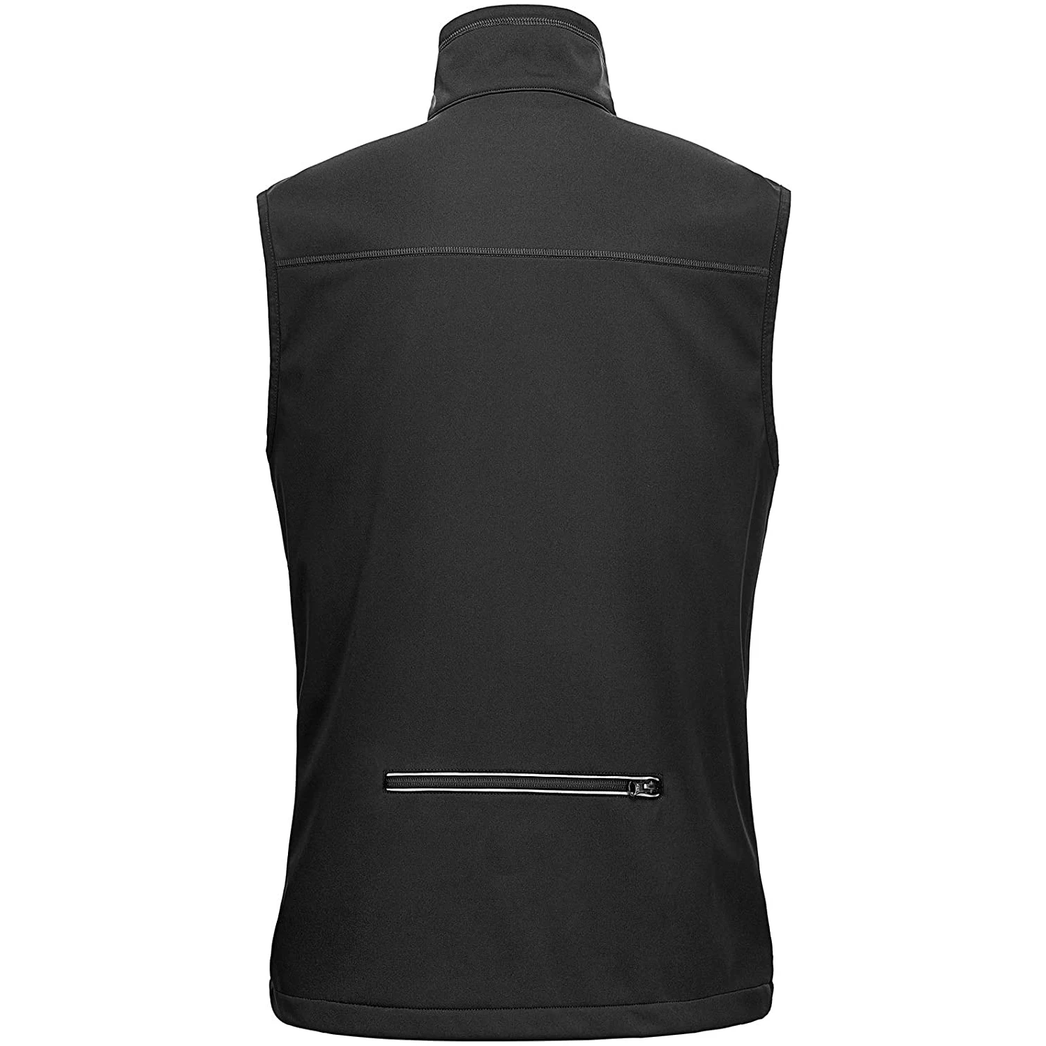 Жилет куртка без рукавов приталенный зимний тянущийся мужской жилет жилет-пуховик