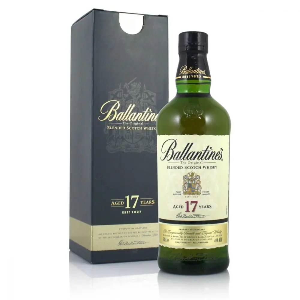 17 years Ballantines Blended Scotch Whisky For Sale