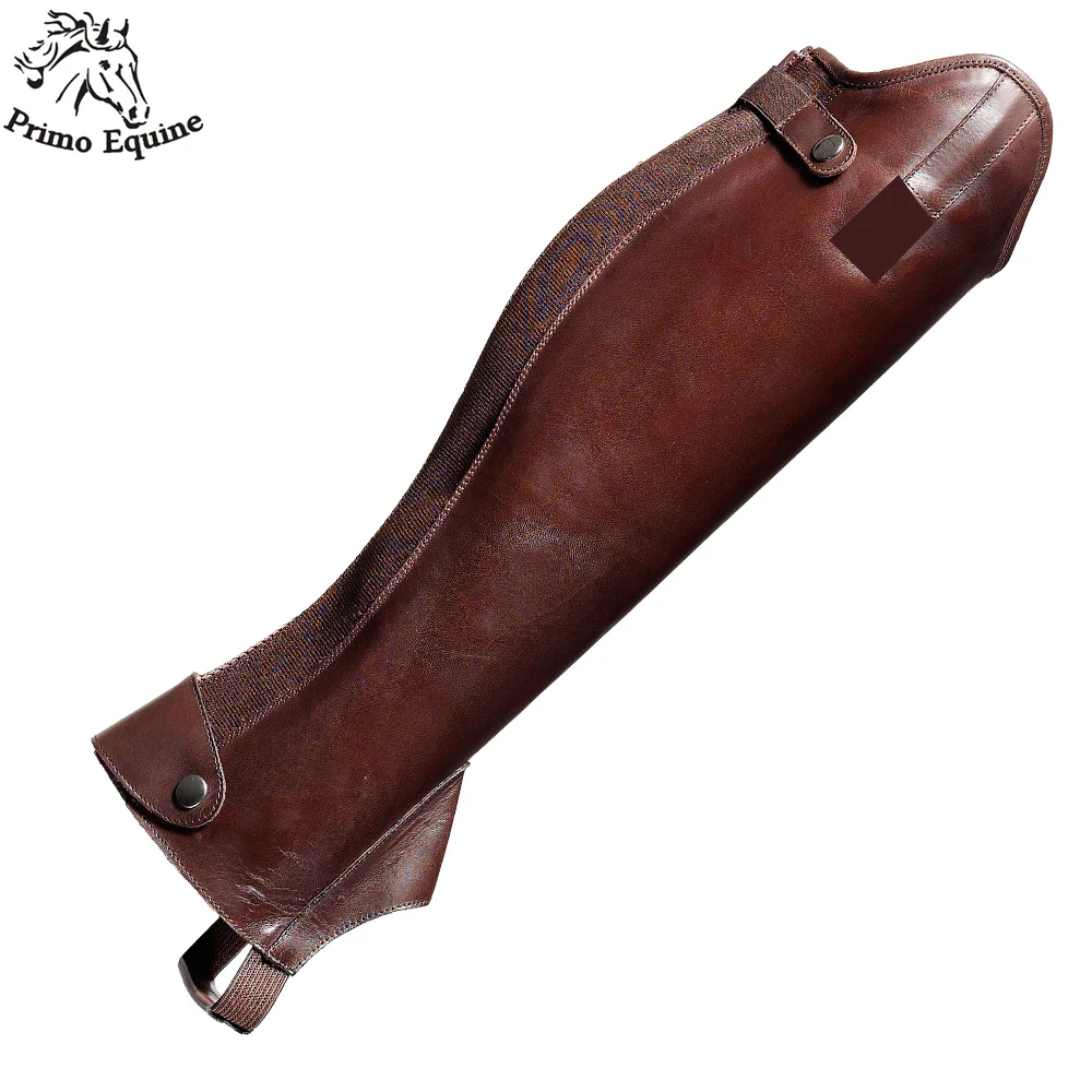 High Quality Washable leather Horse Riding Half Chaps For Universal Custom Design Half Chaps