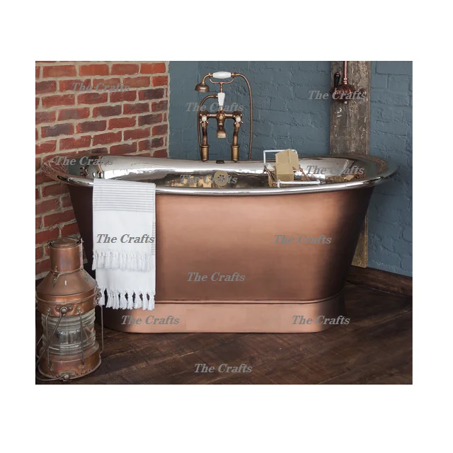 Bulk Copper Black Powder Coated Bath Tub For Bathroom Usage Free Standing Bath Tub At Affordable Prices