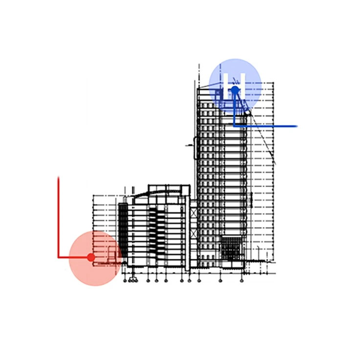 Best Place Land and 2 Buildings for Sale Near Thonglor, Bangkok Thailand Structure Multi Floor Office Buildings