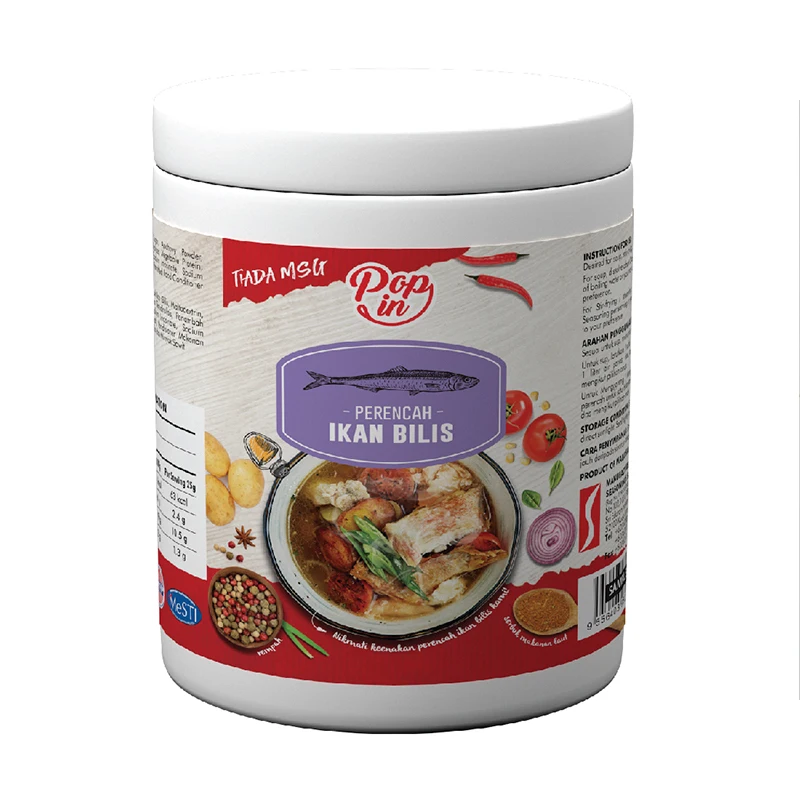 High Quality Anchovy Seasoning Shelf Life of 1 Year Made in Malaysia Instant Anchovy Powder Form Packed in Boxes