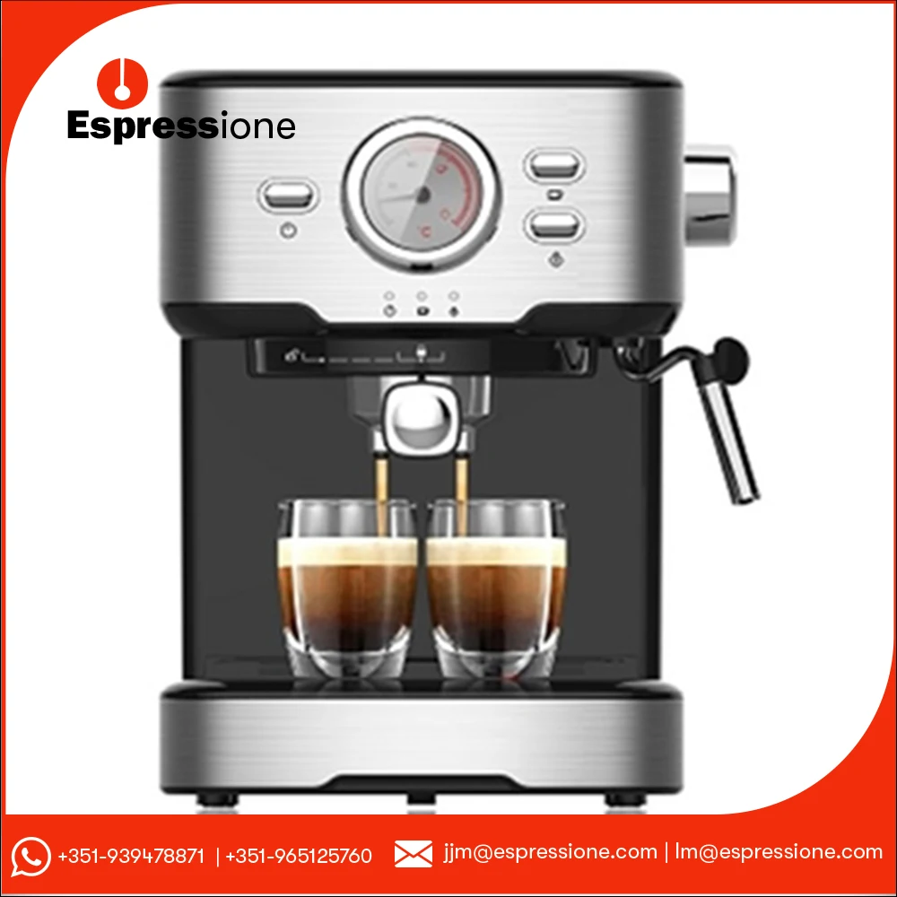 Espresso Coffee Cappuccino Machine New High Quality With Gauge