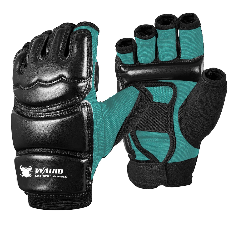 Premium Synthetic Pu Leather & Strong Grip Design Taekwondo Gloves for Sparring Martial Arts Boxing Training Kickboxing
