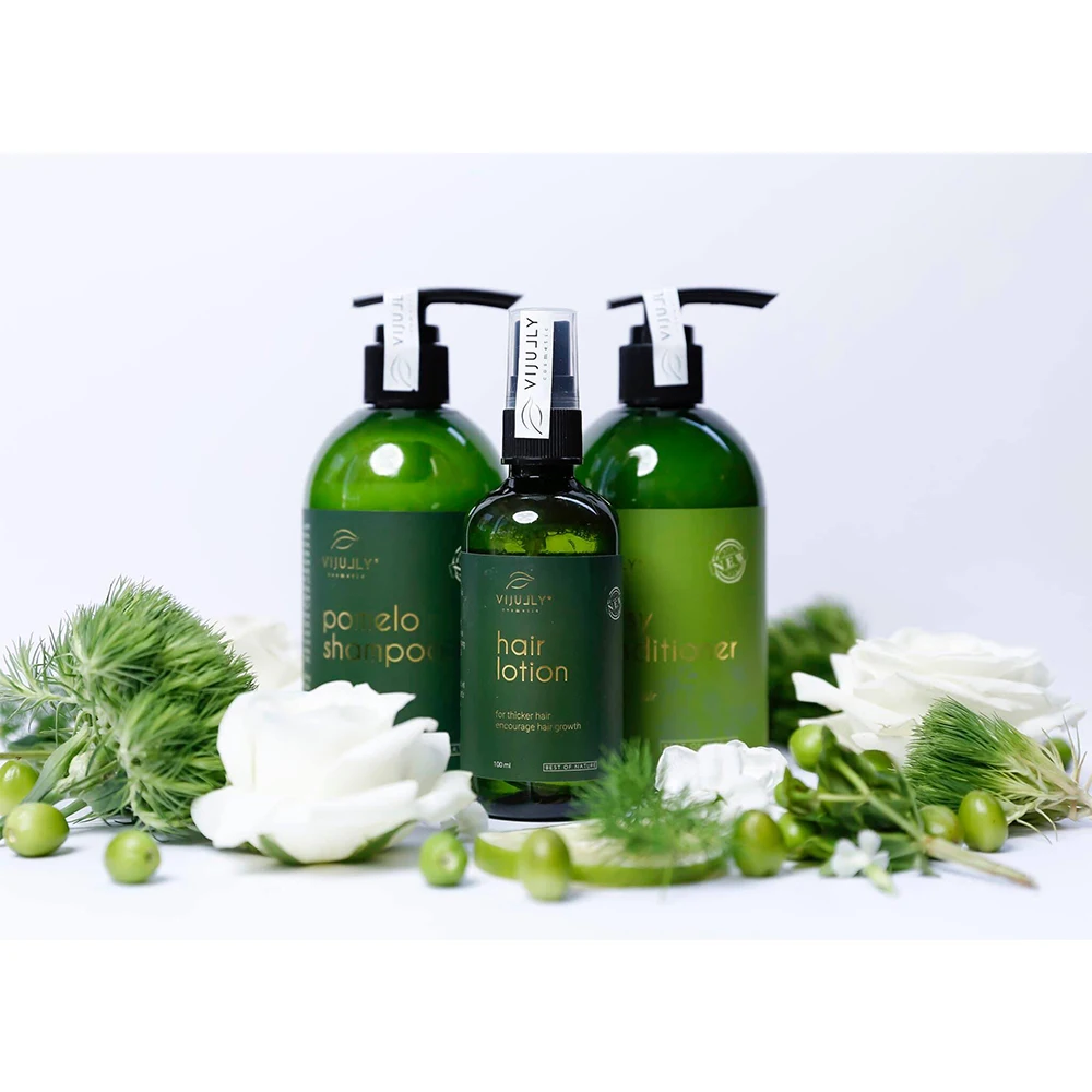  Набор из 3 продуктов для выпадения волос VIJULLY (Combo Vi Jully)-лучший частный бренд ухода за волосами помогает восстановить сухие ломкие волосы