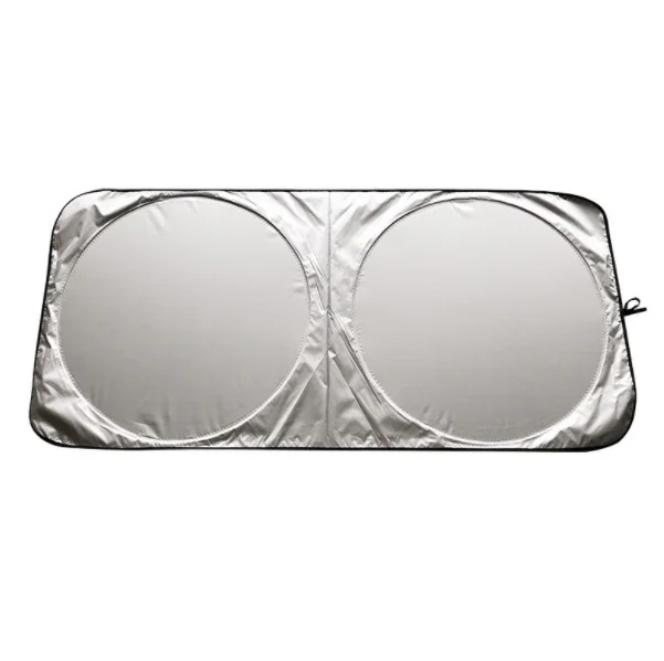 Durable 240T Material Car Sun Visor Car Windshield Sun Shade with Storage Pouch for UV Rays and Sun Heat Protection