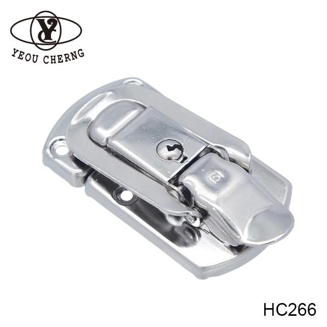 MIT HC266 galvanizing silver metal hasp lock for high-grade heavy duty airplane meal food truck case small locks hardware