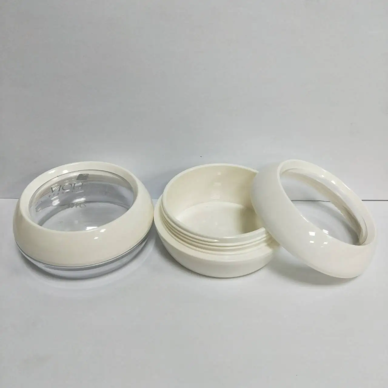 3ml - 60ml ABS cosmetic jar with window design