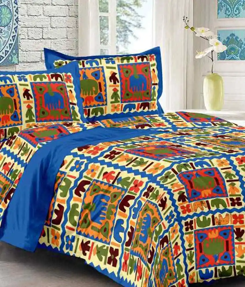 Cotton Ombre Multi-Color Mandala 100% Queen/King Size Bedspread Wonderful Soft Bathrobe/Cover for Home Use