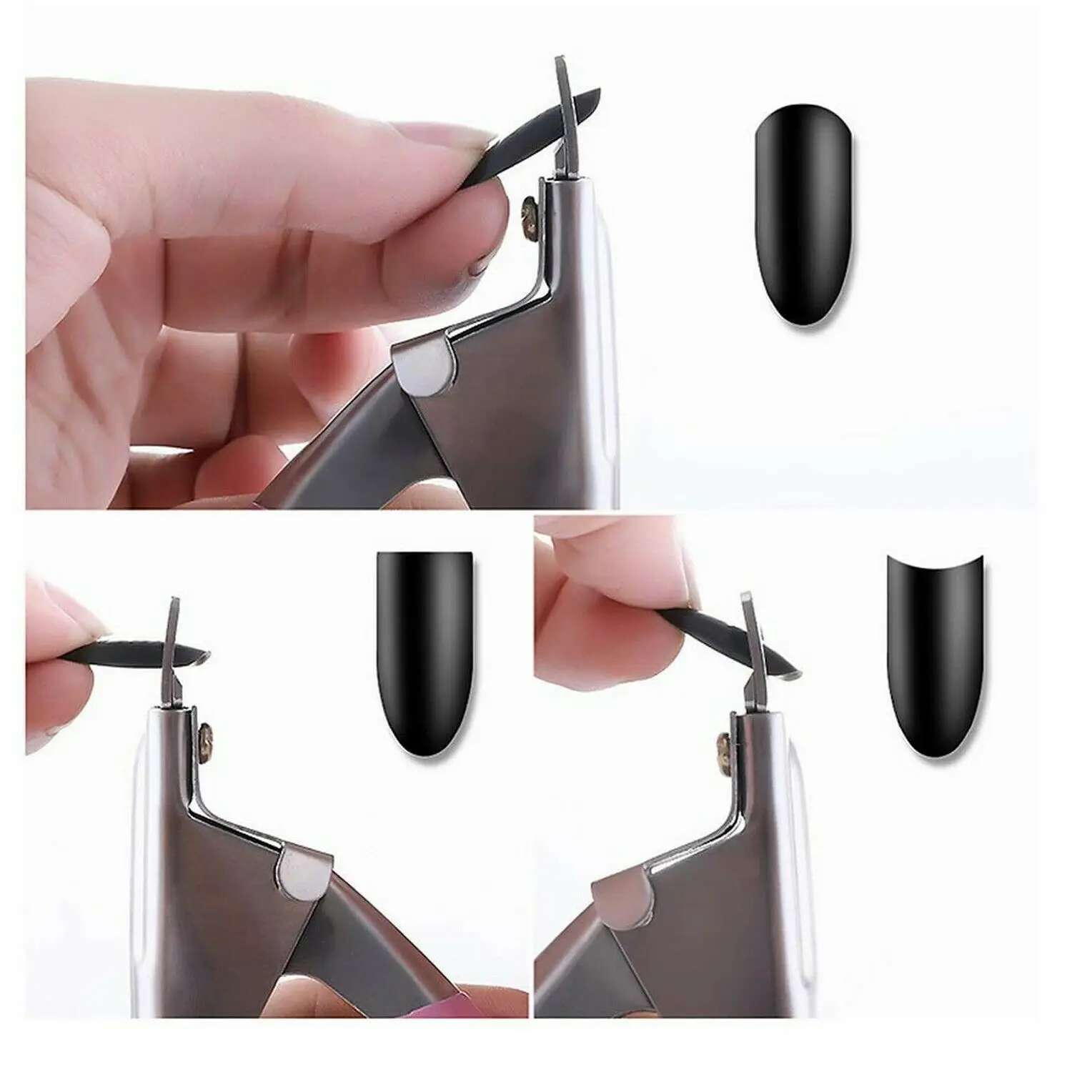 Профессиональные нержавеющие стальные ногтевые клипперы акриловые Типсы край резак триммер для искусства ухода за ногтями Маникюрный Инструмент