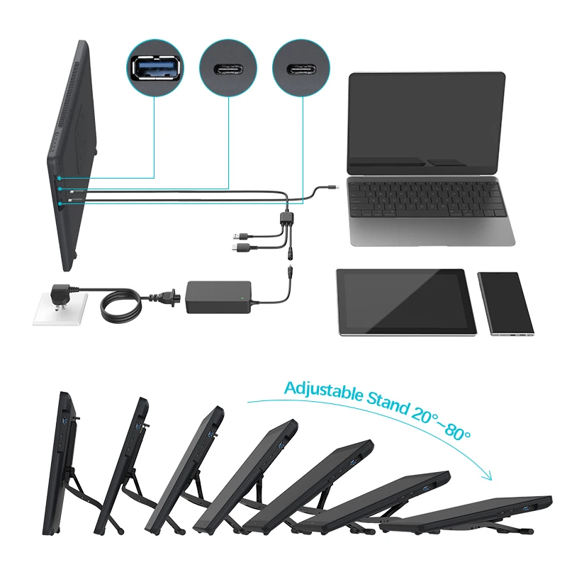 Графический планшет Huion GS2201 kamvas, цифровой IPS планшет для рисования, 22 дюйма, 21,5 дюйма