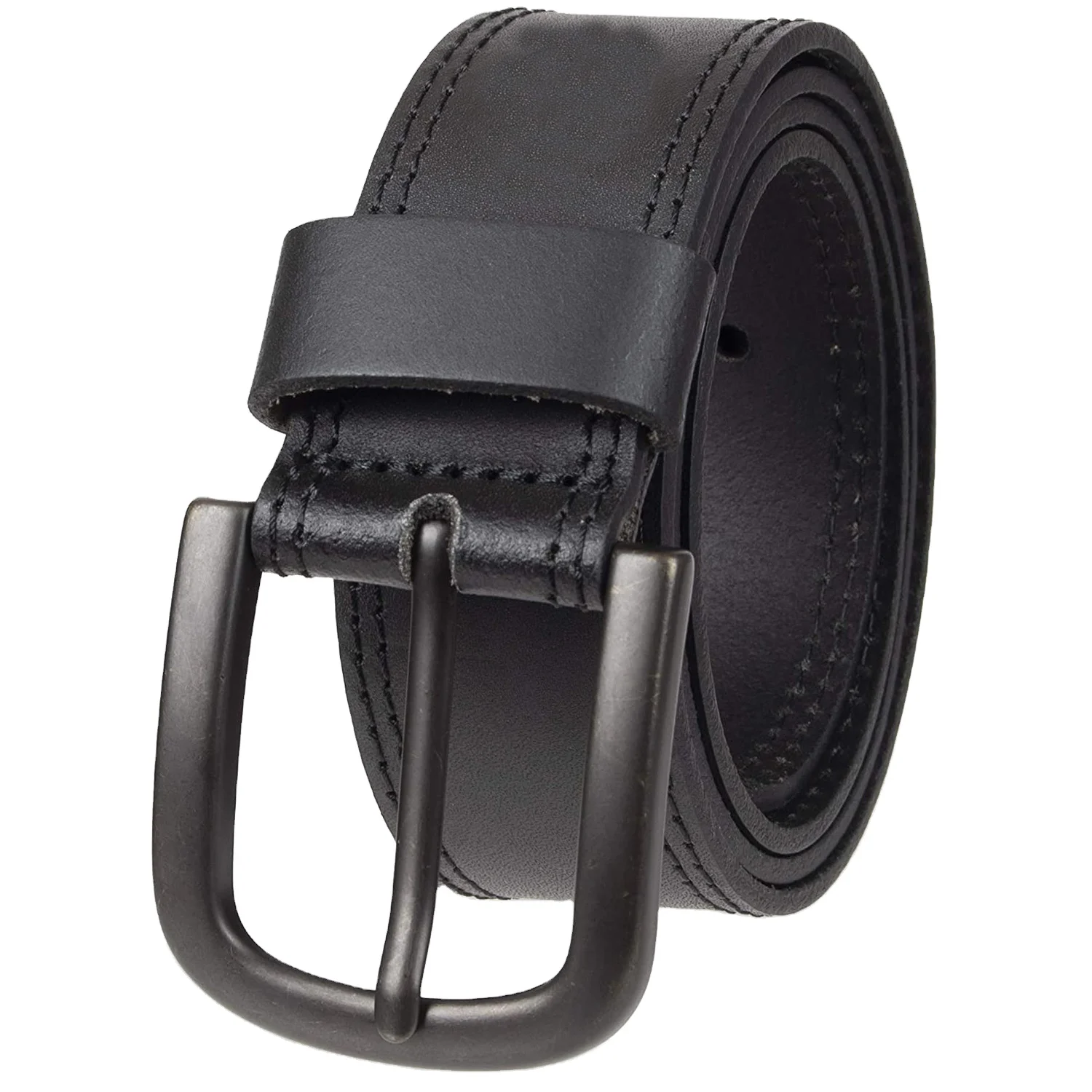 Manufacturers Top Quality Black Genuine Leather New Fashion Belt Direct Leather Belt Business Casual Pants Jeans Belt For Men