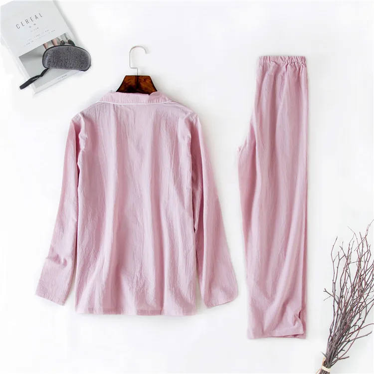 
Designers Soft Home Clothes Suit Fall Winter Woven Pajama Set for Women Men sleep wear adult two piece men pajamas set 