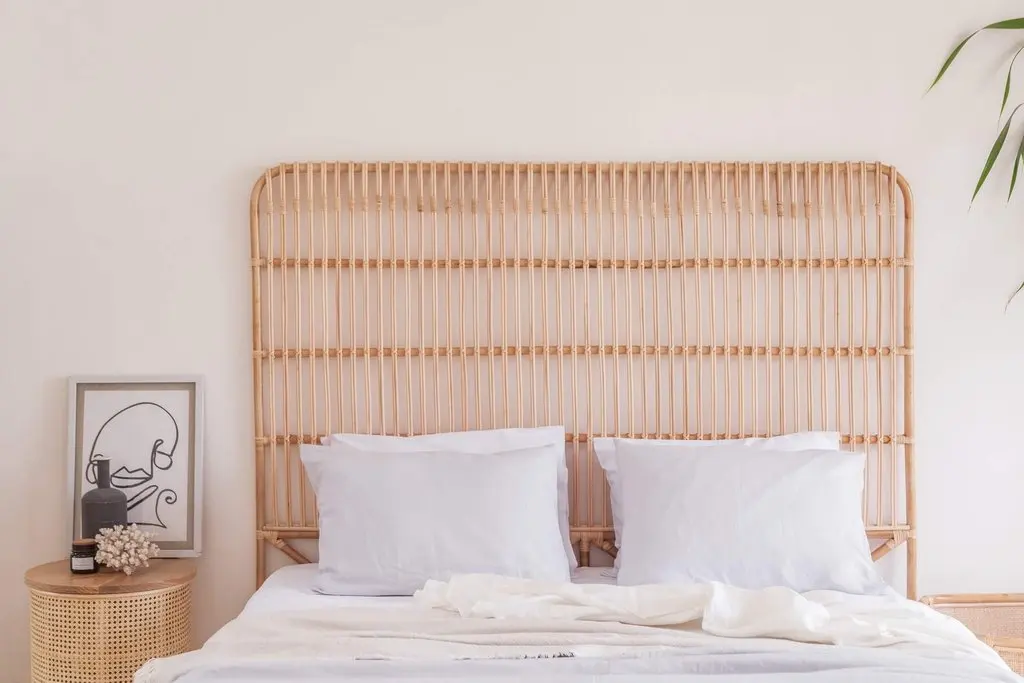 Vintage Rattan  Bedhead, Rattan Headboard new design