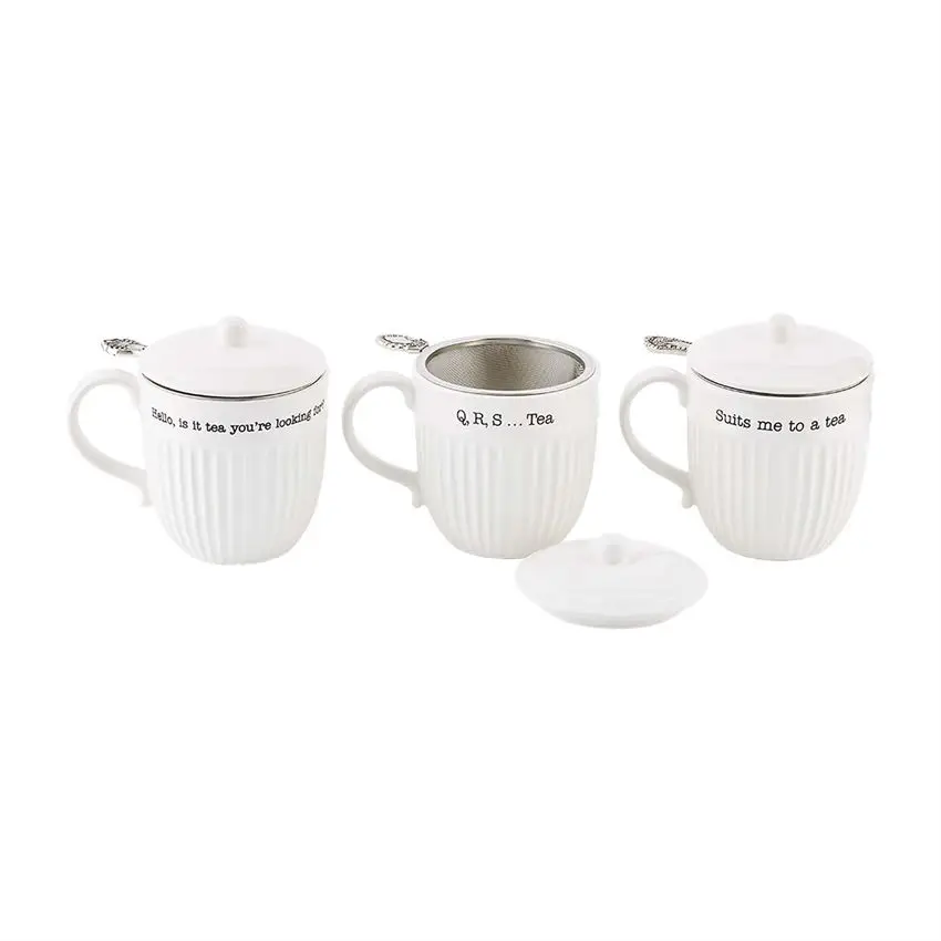 hello isit tea you re looking suits me to a Strainer Set 3a Sweese Porcelain Coffee Tea Mug with Infuser