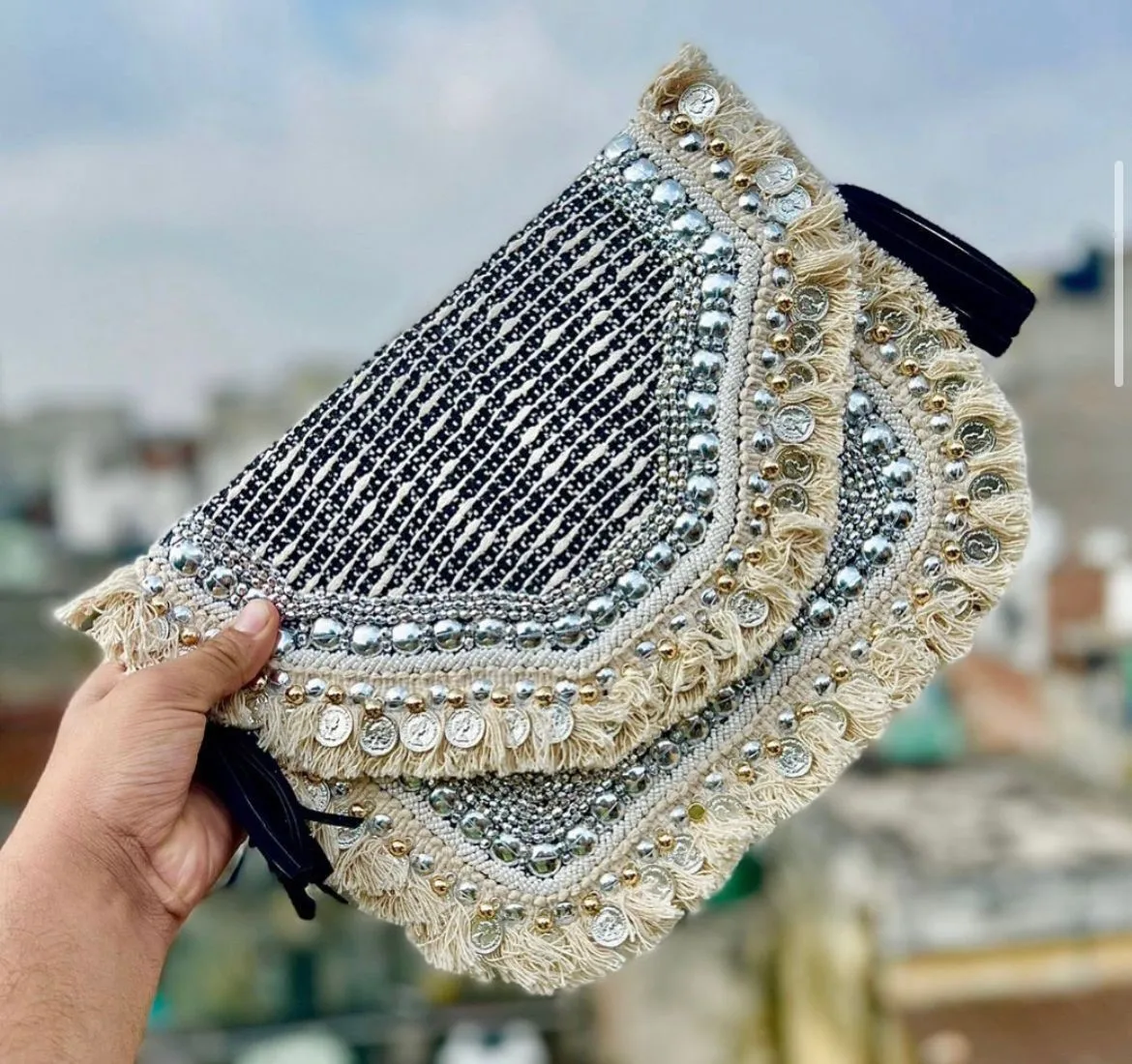 High Quality Durable Hand Made Jute Boho Banjara Bags for Women & Girls  Fashion Statement Traditional Bags for Parties Gifting