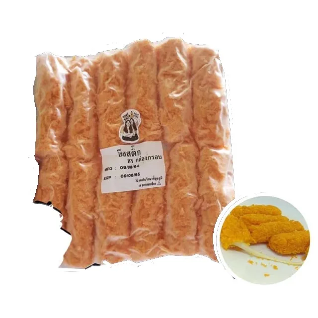 Frozen Fresh Cheese Stick Seafood with Cheese Crispy Fries Box Bulk Style Packaging Package Premium Quality form Thailand