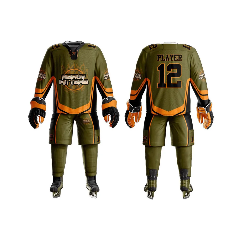 Низкая цена, индивидуальный логотип, Высококачественная униформа для хоккея с шайбой