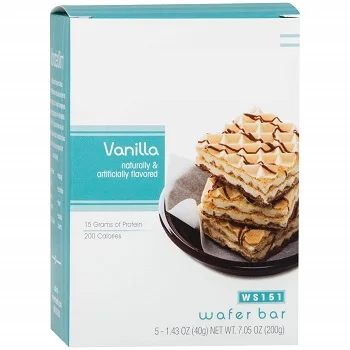 
Custom Formulation Comparable to Vanilla High Protein Wafer Bar 